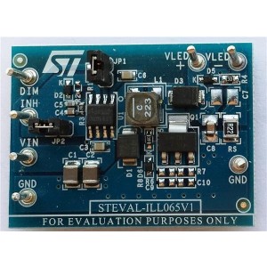 STEVAL-ILL065V1, Средства разработки схем светодиодного освещения  3 A LED driver based on the LED5000 in BB+ topology