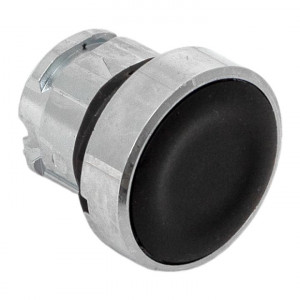 Исполнительный механизм кнопки XB4 черный плоский возвратный без фиксации, без подсветки IP65 EKF XB4BA-BL-65