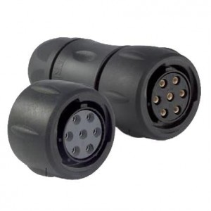 UTS6JC147SSCR, Стандартный цилиндрический соединитель 7P Strt Socket Plug Backshell Size 14