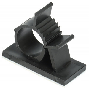 Клипса самоклеящаяся КС-15 черная (24шт) UHP40-D15-K02