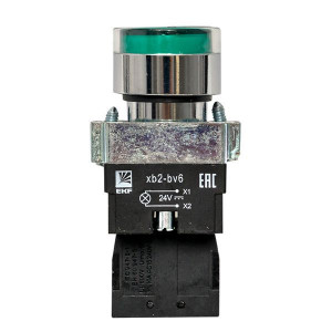 Кнопка BA31 с подсветкой 24В зеленая NO PROxima xb2-bw31-24