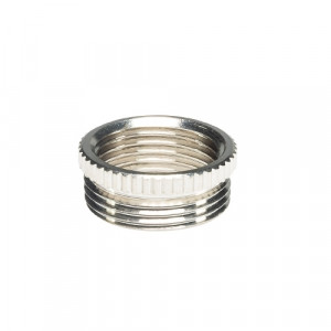 Резьбовой переходник PG16-M20x1,5 05.507.7721.0, Резьбовой переходник, наружная резьба PG16, внутренняя резьба M20x1,5, латунь, тип покрытия: никель