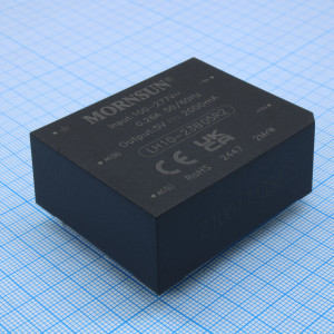 LH10-23B05R2, Преобразователь АC/DC на печатную плату, 10 Вт выход 5 В/2.0 А