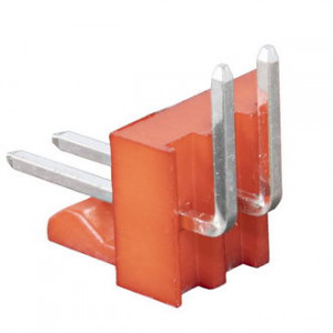 ТР-005-2, Разъем 2-х контактный шаг 2.54мм, вилка угловая на плату