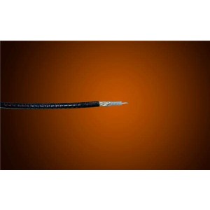 9158S BK001, Коаксиальные кабели 20AWG 1C SHIELD 1000ft SPOOL BLACK