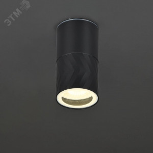 LIGHTING Светильник уличный 5110 потолочный под лампу GU10 IP65 черный IEK LT-UPU0-5110-GU10-1-K02