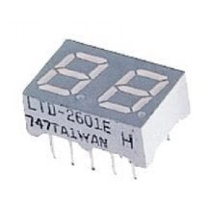 LTD-2601G-11, Светодиодные дисплеи и аксессуары Green 0.28" Display 2-Dig