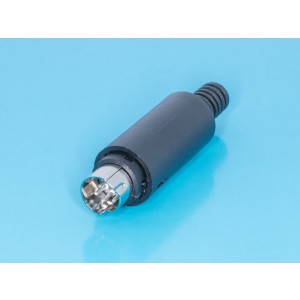 MDN-8M, Вилка mini DIN 8 контактов на кабель