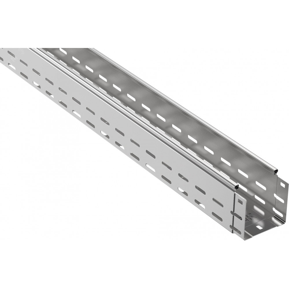 Изображение товара Перфорированный лоток листовой 100х100 L3000 сталь 0.7мм IEK