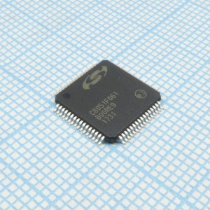 C8051F061-GQR, IC 8051 MCU 64K FLASH 64TQFP