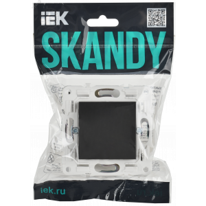 SKANDY Заглушка с суппортом SK-C01G графит IEK SK-PL10-K53