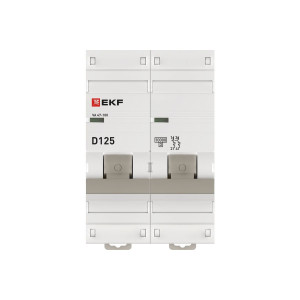 Автоматический выключатель ВА 47-100 4P 125А (D) 10kA PROXIMA EKF mcb47100-4-125D-pro