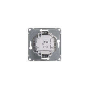 Кнопка нажимная 1-кл. СП Glossa 10А IP20 (сх. 1) 10AX механизм бел. SE GSL000115