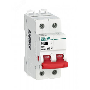 Dekraft Выключатель-разъединитель 2Р 63А ВН-105