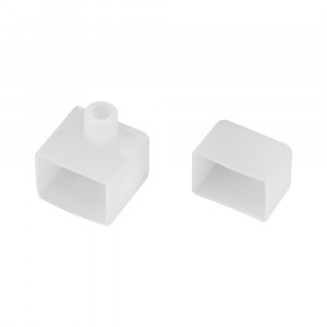 Заглушка MOONLIGHT-CAP-12x17mm-SIDE-S-SET 041022, Комплект силиконовых заглушек для гибкого неона MOONLIGHT, сечение 17х12мм. В комплекте заглушка с выводом под кабель питания (вбок линии сечения ленты) и глухая заглушка. Использовать с герметиком.