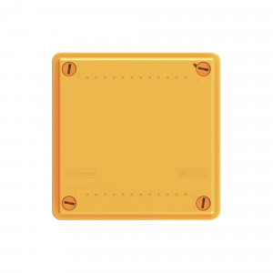 Коробка пластиковая FS с гладкими стенками и клеммниками, IP56, 100х100х50 мм, 5р, 450V, 10A, 6 мм2 FSB10506