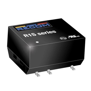 R1S12-0505, Преобразователи постоянного тока в постоянный с изоляцией 1W DC/DC 1kV UNREG 5Vin 5Vout