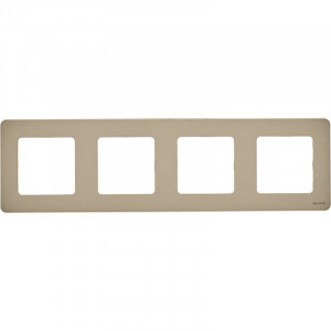 Рамка 4-м Inspiria шампань Leg 673968