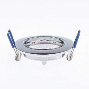 Светильник точечный KL1A CH 50Вт MR16 12В литой поворотн. хром. ЭРА C0043656