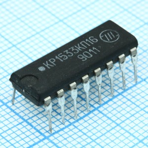 КР1533КП16, 4-разрядный селектор-мультиплексор 2-1,