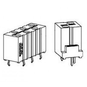 1811957-1, Осветительные коннекторы 2P VERT SCREWLESS WIRE CONN W/BOARDLK