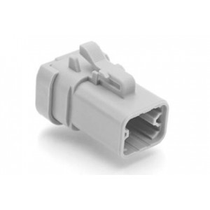 ATP06-4S-EC01, Автомобильные разъемы ATP Series Plug 4 Way Blk w/ End Cap