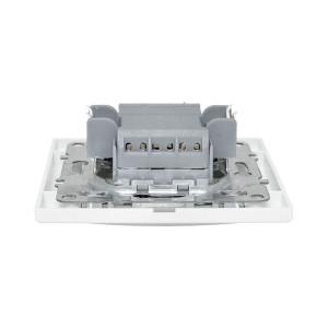 Выключатель 2-кл. СП Минск 10А IP20 с индикатором бел. Basic ERV10-123-10