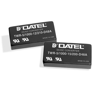 TWR-5/3000-12/500-D12A-C, Преобразователи постоянного тока в постоянный с изоляцией 20W +/-5/+/-12V