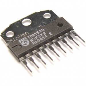 TDA1519, УНЧ 2 x 6Вт (12В/4 Ом)