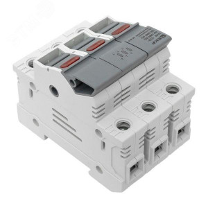 Предохранитель-разъединитель DF 10х38 3Р (тип ПВЦ) EKF df103-e