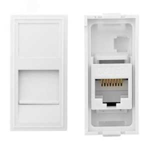 Розетка RJ45 кат. 5e, 1 модуль EKF