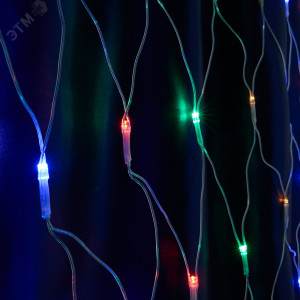 Гирлянда сеть LED мультиколор 3х2.7м 48175
