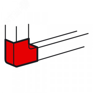 Плоский угол 130x50 мм METRA 638043