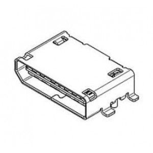 171982-0142, Соединители для ввода/вывода NanoPtich RA Rec MsX SMT 42Ckt No Cap