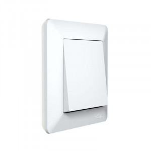 ATLASDESIGN AIR 1-постовая РАМКА, ЛОТОС/дымчатый белый ATN221301