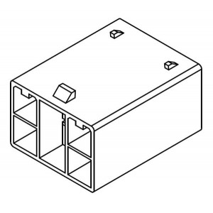 35150-0609, Проводные клеммы и зажимы .070 W/W 6PIN REC HS 070 W/W 6PIN REC HSG
