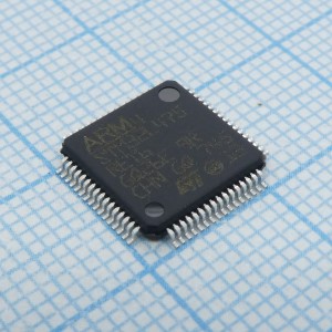STM32L475RET6, Микроконтроллер STM 32-бит ядро ARM Cortex M4 RISC 512кБ Флэш-память 3.3В 64-Pin LQFP лоток