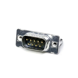 163A16159X, Стандартные соединители D-Sub  9P DSUB PLUG STRT THRU-HOLE