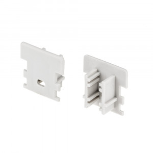 Заглушка для HR-F с отверстием 012745, Заглушка пластиковая для профиля HR-F-2000 с отверстием внутри.