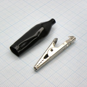 крокодил   8003 BLACK(1227), зажим типа крокодил