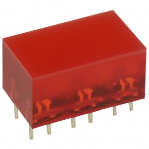 L-885/6IDT, Светодиодный модуль 10х16мм/красный/625нм/5-10мкд/120°