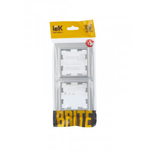 Рамка 2-м BRITE РУ-2-БрА алюм. BR-M22-K47