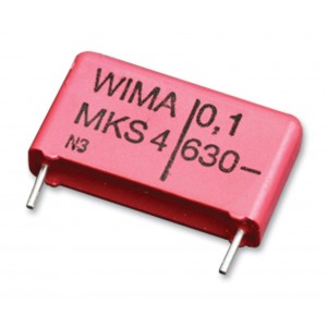 MKS4J034705G00KSSD, Конденсатор металлоплёночный полиэтилентерефталатный 0.47мкФ 630В ±20% (26.5х10.5х19мм) шаг выводов 22.5мм 100C россыпь