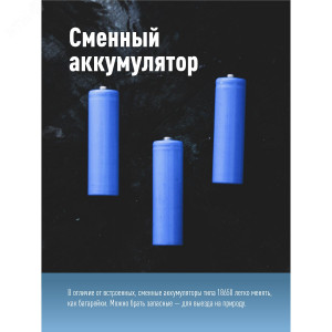 Фонарь аккумуляторный налобный 3Вт XPE LED+5Вт COB LED с коллиматорной линзой съемный Li-ion 18650 1200мА.ч корпус ABS-пластик USB-шнур type C доп. держатель для батареек 3xААА регулируемый эласт. ремешок KOC509Lit
