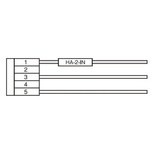 HA-2-IN, Импульсные источники питания Cable Assy ZWX VS & ZWS 5P JST input