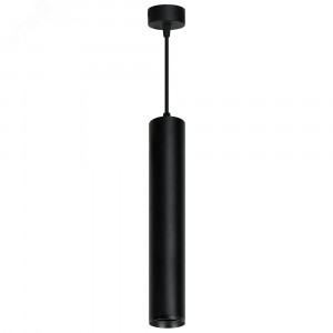 Светильник ДСО GU10 без лампы на подвесе черный 48088