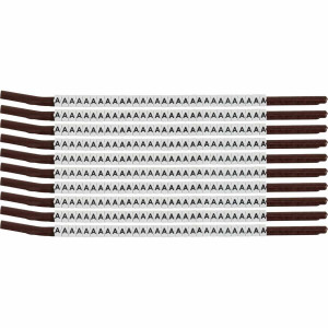 brd133910, SCN-15-A клипсы белые, 300шт/упак, для провода 3,8-4,6мм диаметра, легенда A