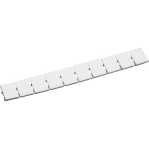 Маркировка для клемм CA509/K16WHT, Маркировка для клемм шириной 16 мм, размер шильдика: 10,5*15,4 мм, 10 шильдиков, цвет: белый, чистая, упаковка 100 шт.