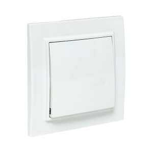 Выключатель 1-кл. СП Минск 10А IP20 бел. Basic ERV10-021-10