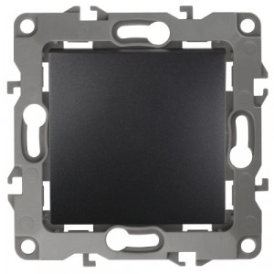Переключатель 1-кл. СП Эра12 12-1103-05 10А IP20 250В 10AX механизм антрацит Б0014643
